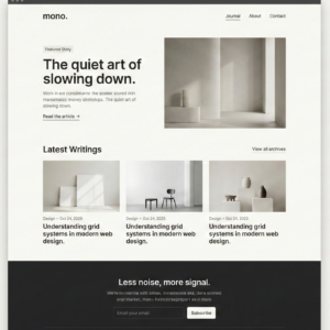 Blog Website Development