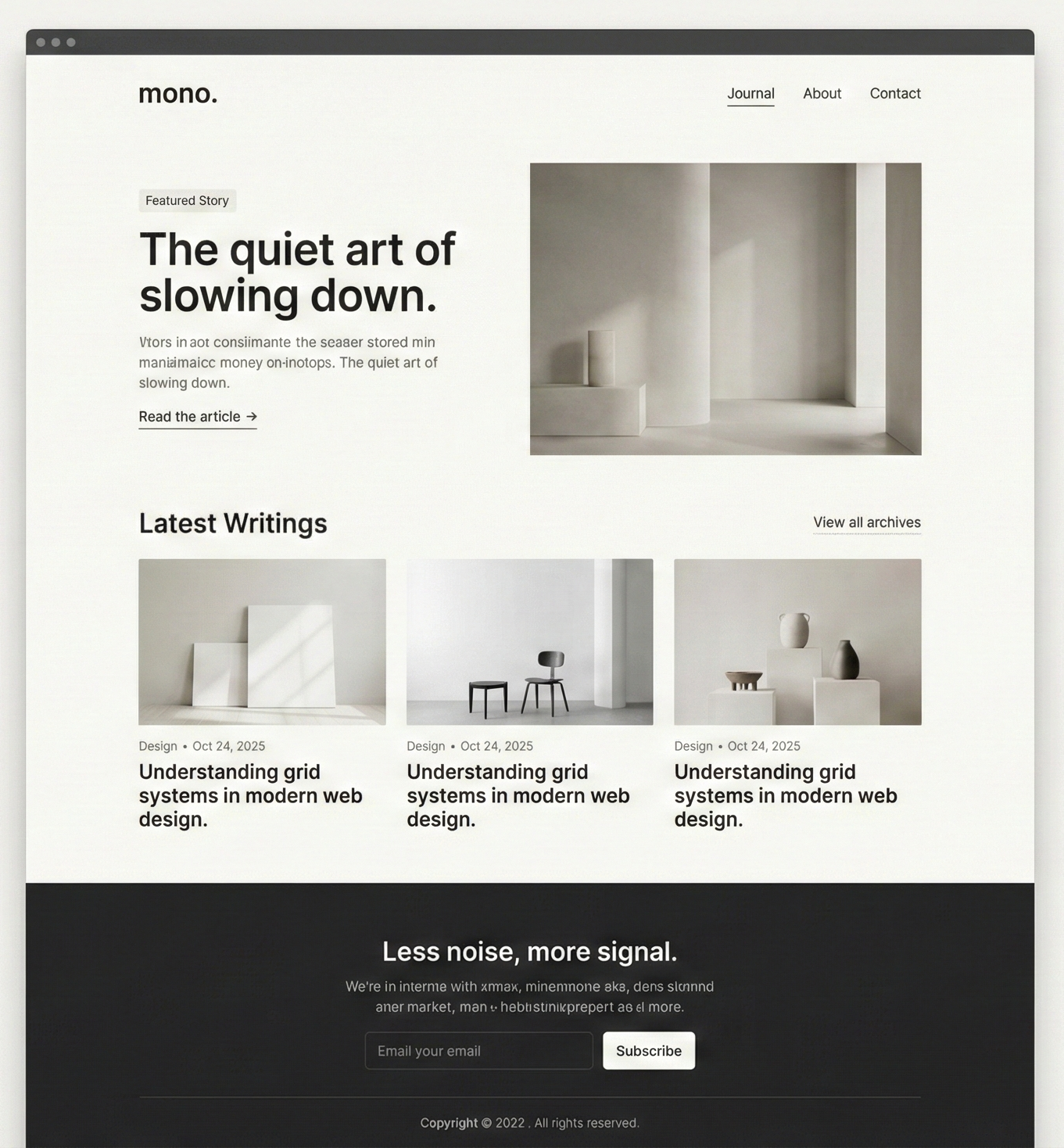 Blog Website Development