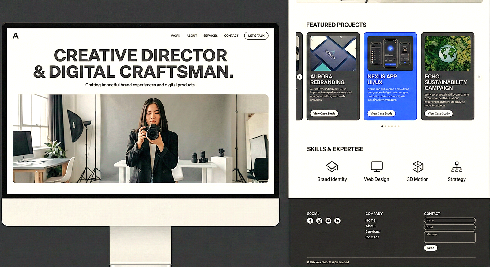 Portfolio Website Development